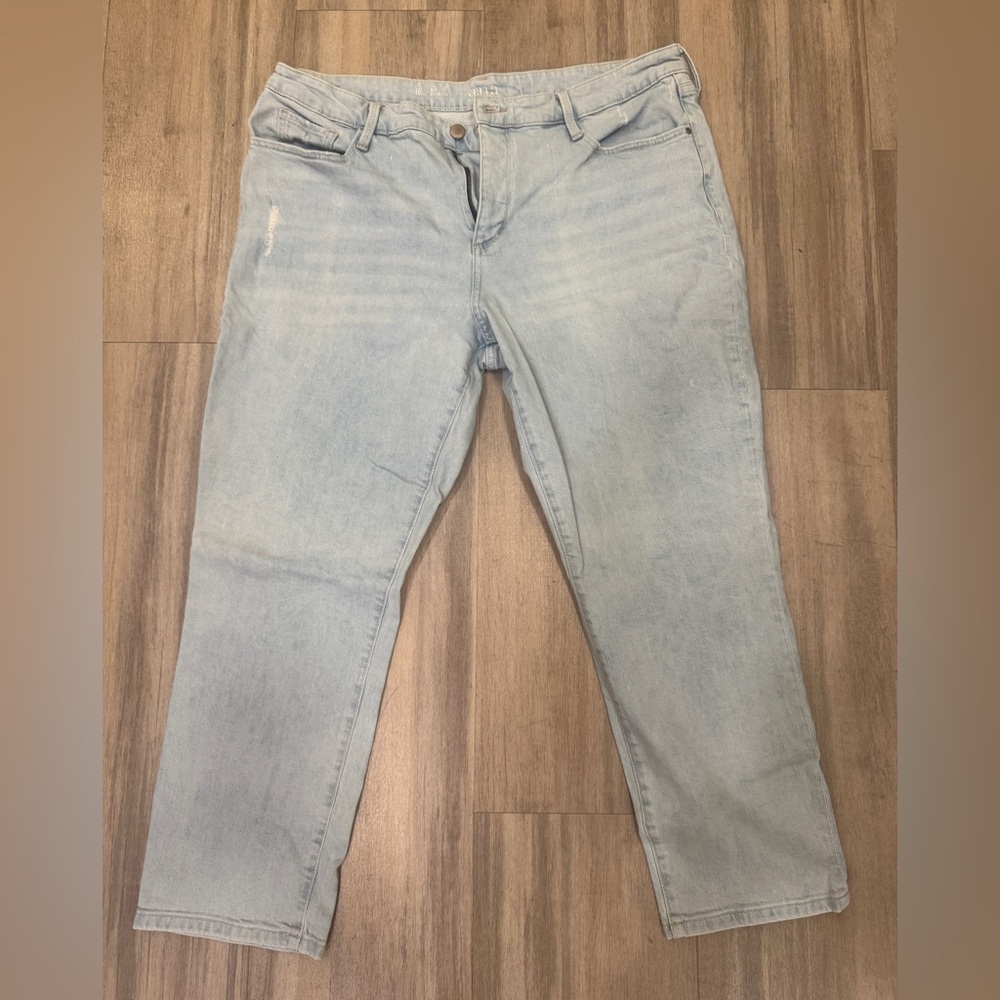 Ana Midrise Light Blue Boyfriend Jeans